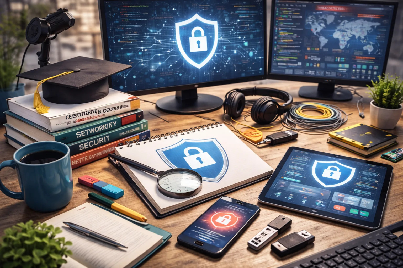 Professionista al PC che analizza log e policy: cybersecurity non è solo hacking